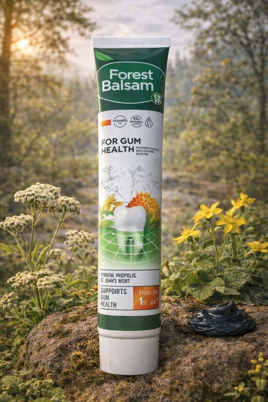 DABĪGA ZOBU PASTA SMAGANU VESELĪBAI - FOREST BALSAM 75ML